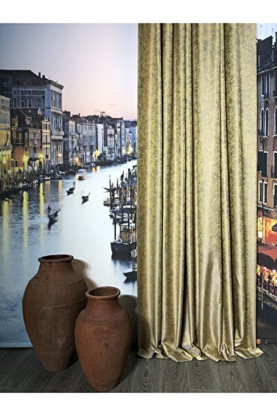 rendecioğlutekstil Rendecioğlu Tekstil Truva Çift Renkli Fon Perde Adet Bazın...