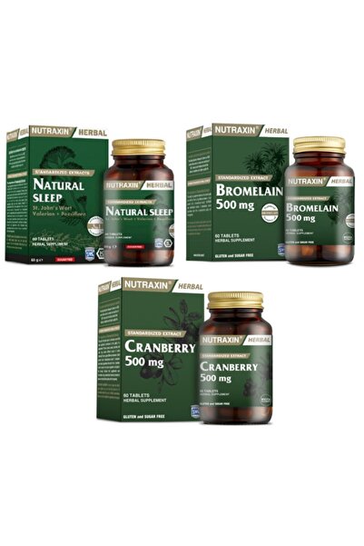 Nutraxin Cranberry+ Bromelaın+ Natural Sleep