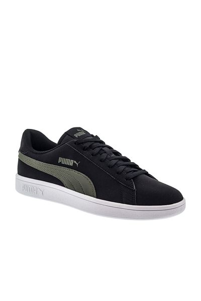 Puma Smash V2 Buck Black Khaki White Men's Sneakers 100352142