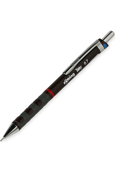 Rotring Tikky School Set 0.7 Mm Claret Red Versatil Pencil Eraser Nib