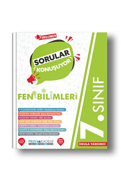 Pruva Akademi 7 Sınıf Fen Bilimleri Soru Bankası Sorular Konuşuyor