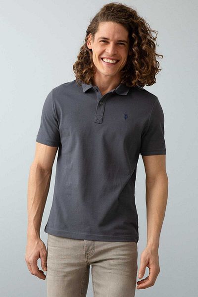 U.S. Polo Assn. Ανδρικό μπλουζάκι πόλο με λαιμόκοψη G081gl011.000.739379