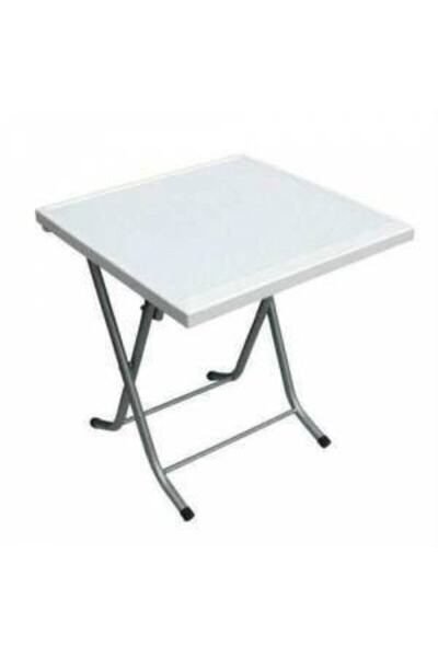 Genel Markalar 60X60 Cm Ebatlı Plastik Katlanır Çalışma Masası- Ders Çalışma Masası - Yemek Masası