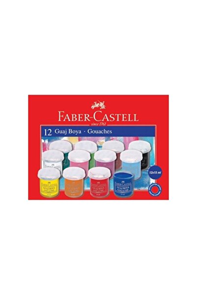 Faber Castell Guaj Boya 12 Renk 15 ml