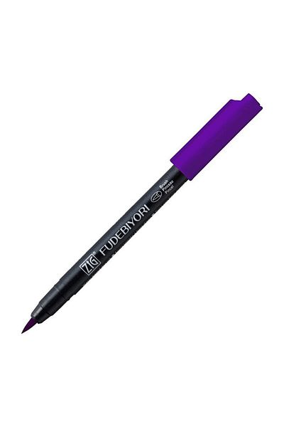 Zig Fudebiyori Brush Pen Brush Tip Pen 84 Deep Violet