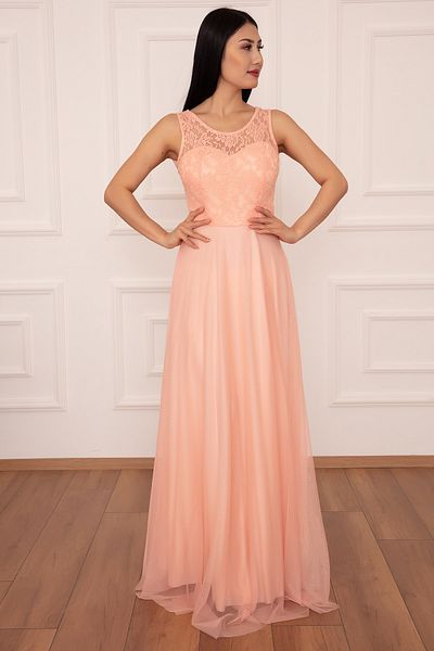 PULLIMM Metiy 3380-4 Rochie din dantela si sifon