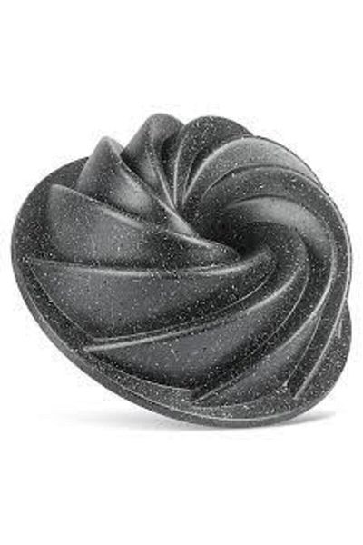 ThermoAD Aluminum Casting Granite Wind Rose Cake Mold Black