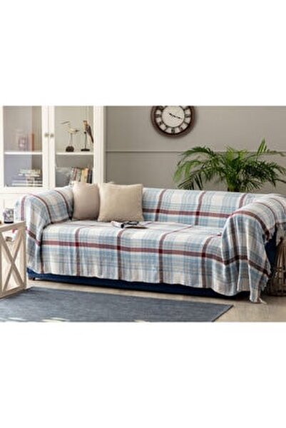 Madame Coco Charline Koltuk Sali Mavi Bordo 130x170 Cm Fiyati Yorumlari Trendyol