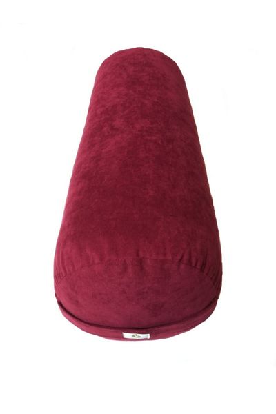 YogaTime Bolster Sausage Pillow Claret Red