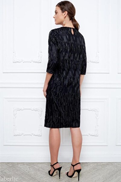 Faberlic Μαύρο Δαντελένιο Φόρεμα Μέγεθος 34