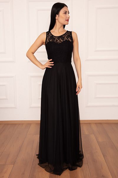 PULLIMM Metiy 3380-4 Rochie din dantela si sifon