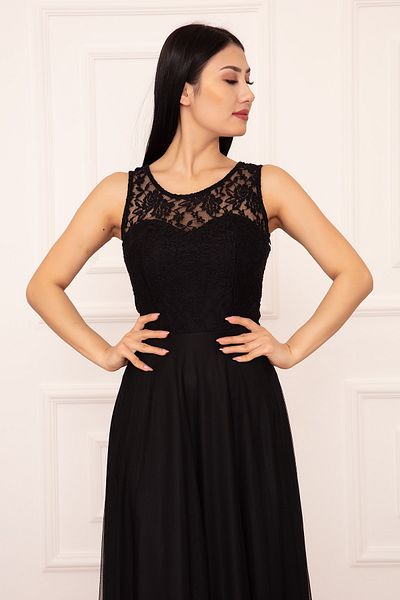 PULLIMM Metiy 3380-4 Rochie din dantela si sifon