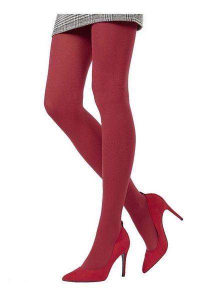 Faberlic Burgundy Colored Pantyhose XS 80076