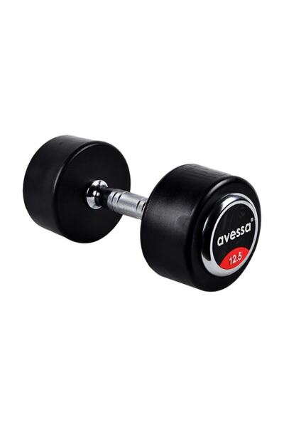 AVESSA 12,5 Kg Olimpik Dambıl Kauçuk Kaplı Salon Tipi