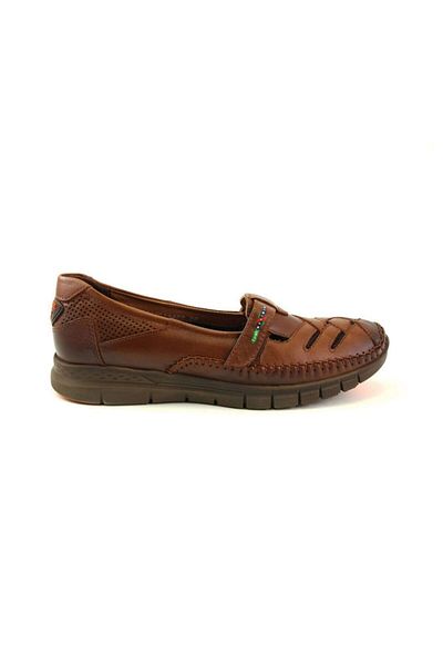 Forelli 29429 Pantofi confortabili din piele maronie pentru femei