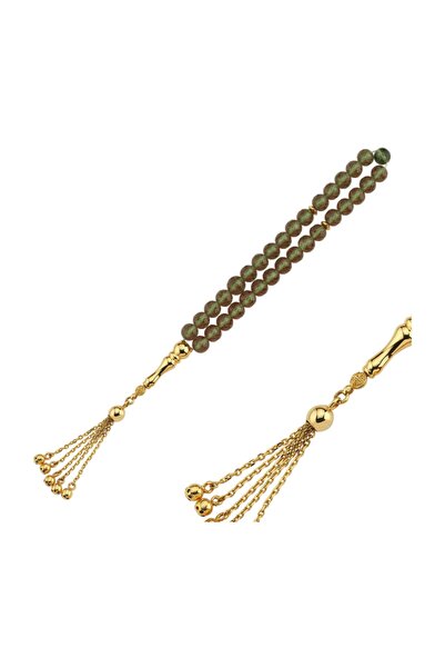 Tesbihsepetim 14 Ayar Altın Püsküllü Zultanit Taşı Tesbih