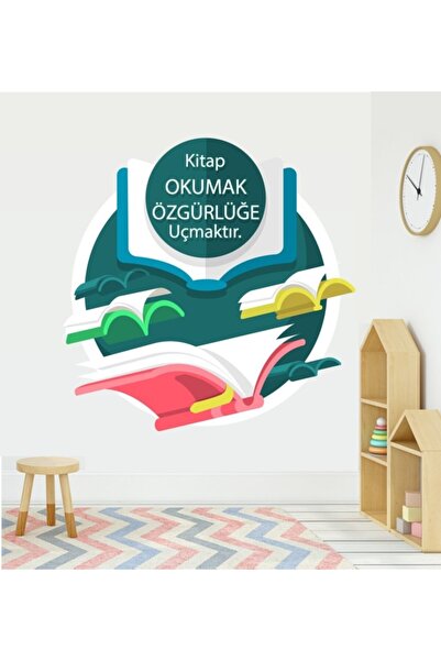 Reading Books Sticker School Posters