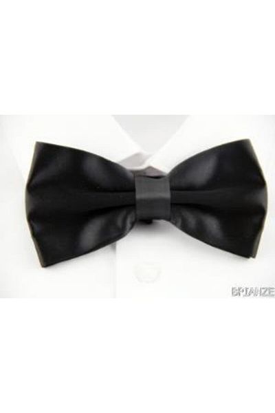Brianze Solid Color Black Bow Tie TP-6
