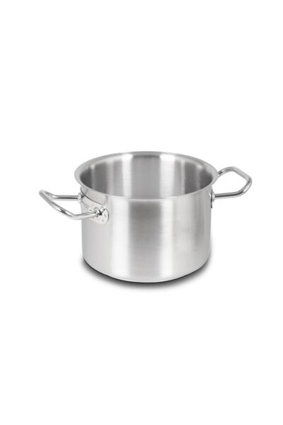 Kapp Kapaksız Çelik Tencere - Silindirik 32x19 Cm - 15 Lt