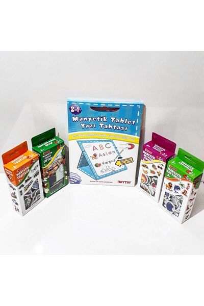 DIY Toys Tablet Writing Board and Box Magnetlers Set - Magnetic Set