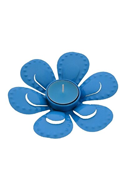 Tealight Mumluk Metal Çiçek 6 Yaprak