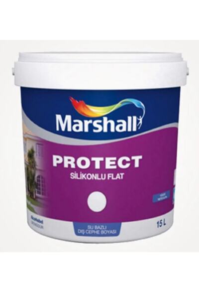 Marshall Protect Silikonlu Flat Bw Baz Dış Cephe Boyası 7,5 Lt