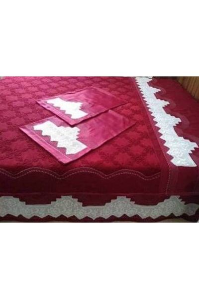 bursa çeyiz Handcrafted Lace Pique Set