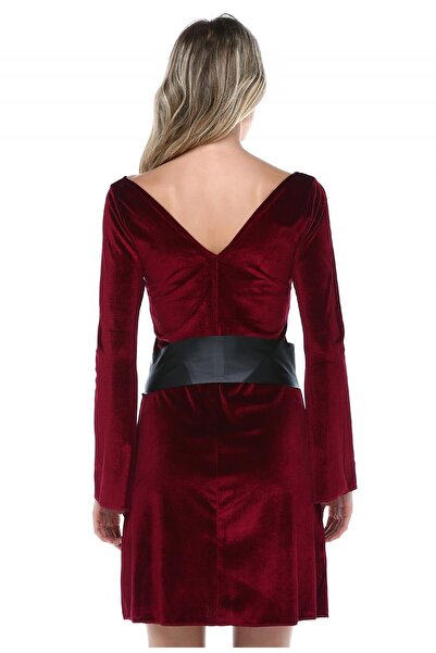 Quincey βελούδινο φόρεμα