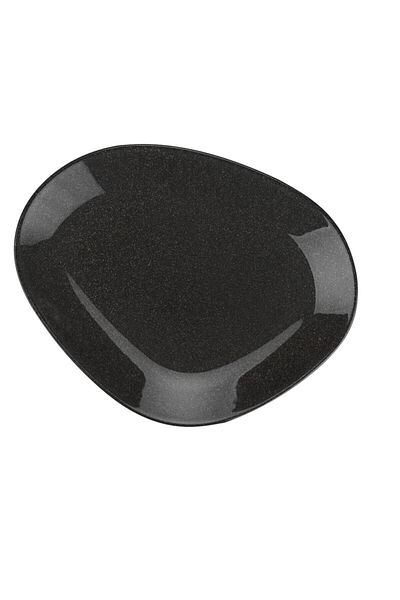 Kütahya Porselen Galaxy 2-Piece 35 cm Flat Plate Bright Anthracite Color