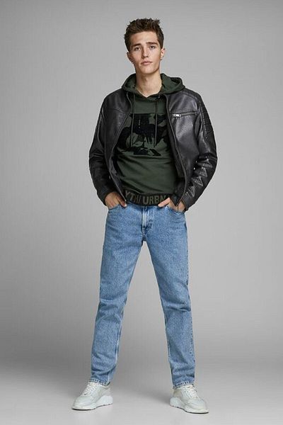 Jack & Jones Мъжко кожено яке Jack&jones