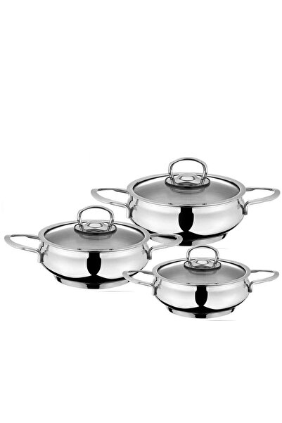 Hascevher 6 Pcs Rose Omelette Cookware Set