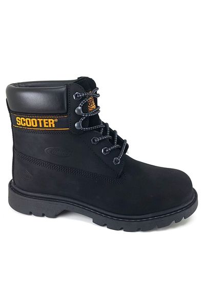 Scooter 5130 Αδιάβροχα Ανδρικά Μποτάκια Μαύρα Nubuck