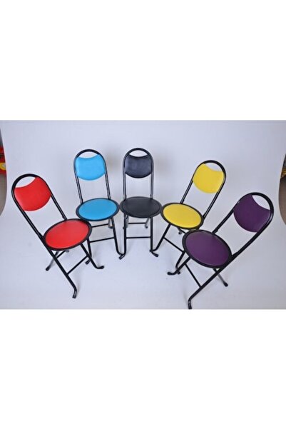 HASTUNÇ Hundemir Bahçe Sandalyesi 5 Adet Katlanır Namaz-cami-kamp-piknik-balk...