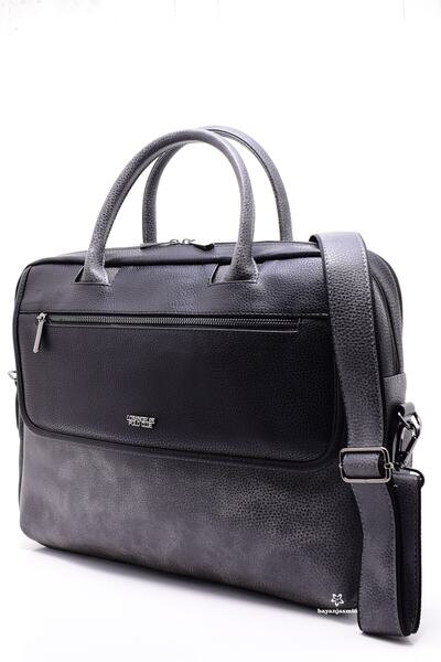 LOS ANGELES POLO CLUB Corp gri Husă neagră Laptop și servietă unisex