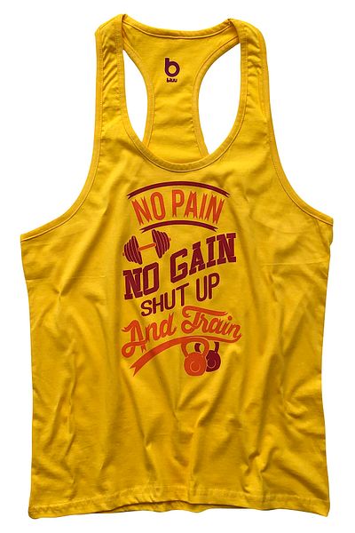 BLUU Fitness Gym Tank Top Athlete Shutup