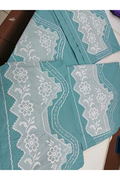 bursa çeyiz Handcrafted Lace Duvet Cover Set with Piccolo Sheet and Laces
