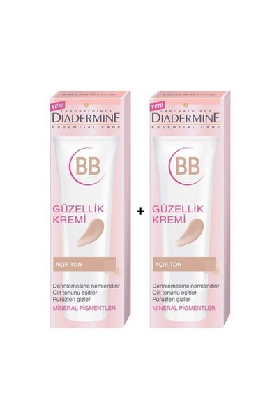 Diadermine Essentıals Bb Cream Light Tone 50 ml ** 2 Pieces**