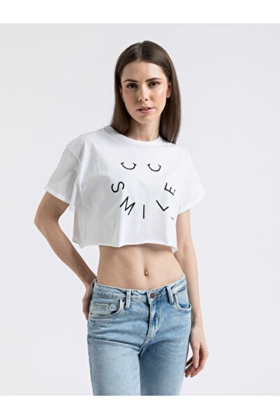 Ltb تي شيرت أبيض نسائي 012198003760890000