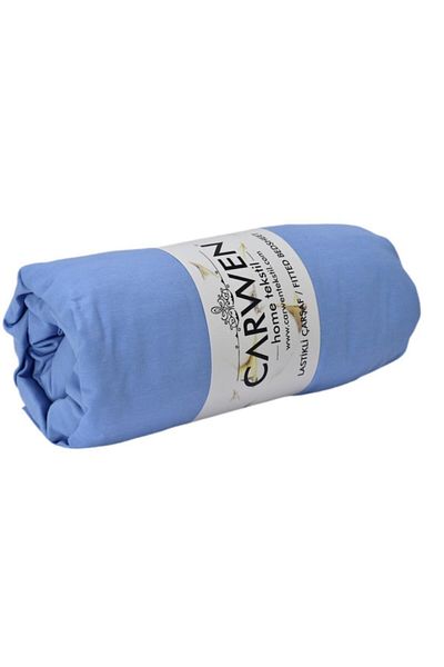 CARWEN TEKSTİL Set de cearșafuri elastice pentru o singură țesătură de bumbac Ranforce 100x200