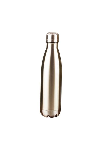 hediyerengi Şişe Tasarımlı Çelik Termos 500 ml - Silver