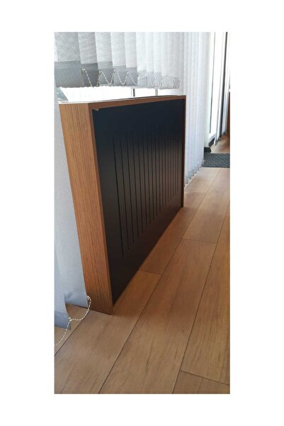 TNCN Mobilya Lale Petek Kaplama 90x140 Afrika Ceviz - Siyah