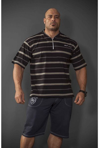 Big Sam Comfortable Cut Zipper Detailed T-Shirt 2736