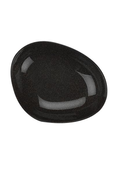 Kütahya Porselen Galaxy 2-Piece 20 cm Pit Plate Bright Anthracite Color