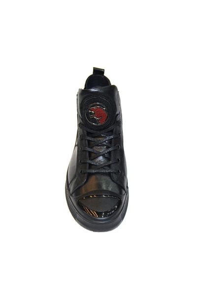 MARCOMEN Leather Black Burning Boots 3353 S1