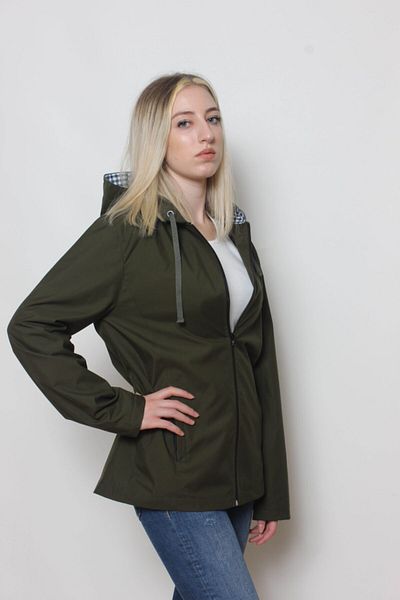 Cottoncool Дамски дъждобран и ветроуловител с качулка
