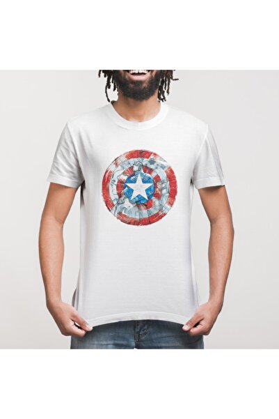Crazy Ανδρικό T-Shirt Captain America Icon 1