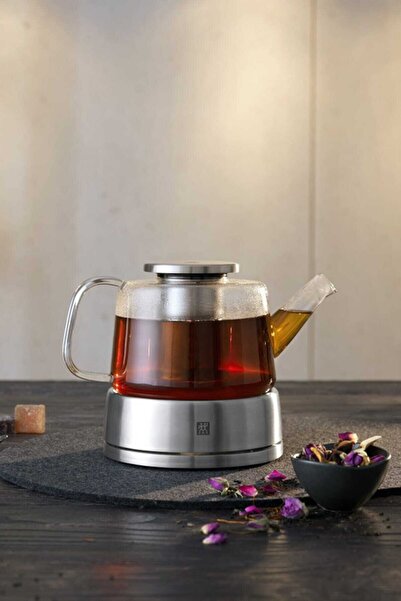 ZWILLING Sorrento Paslanmaz Çelik Isıtıcı Tabanlı Cam Demlik