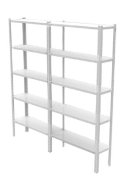 Mekoraf Beyaz 43x93x200 10 Katlı Çift Ünite