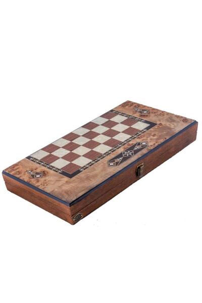 Helena Wood Art Klasik Tavla Işlemeli Büyük Boy 50x50 Cm