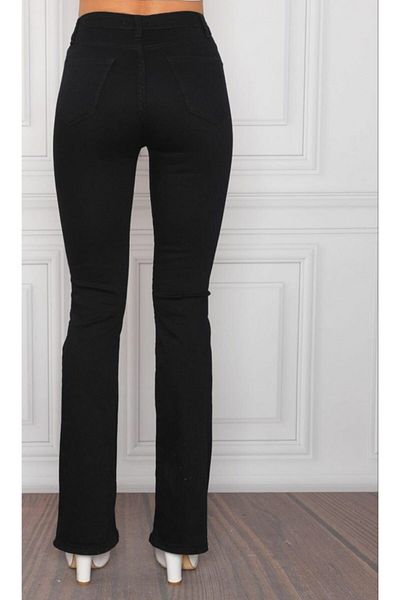Rich Star Flared Leg Cotton Linen Trousers